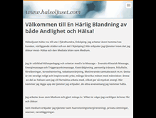 Tablet Screenshot of halsoljuset.com